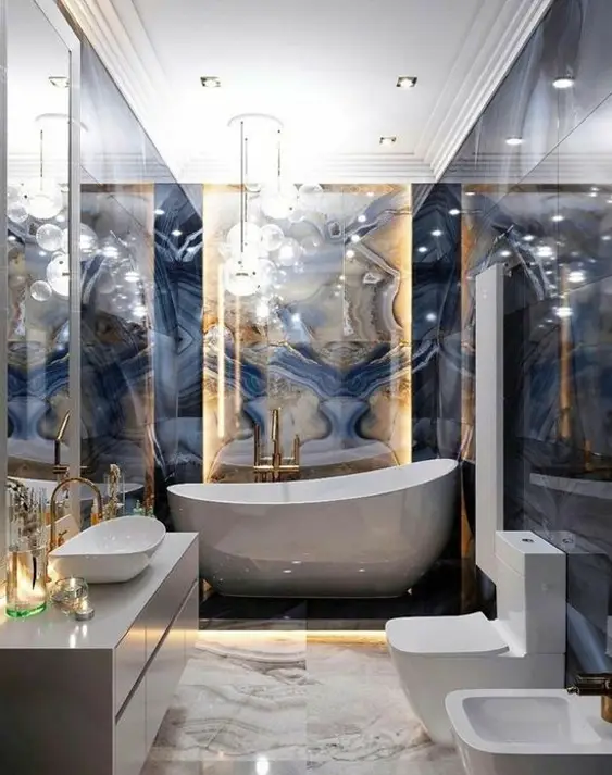 ديكورات حمامات مودرن 2023 ، افكار رائعة للحمامات الصغيرة وصور شاور